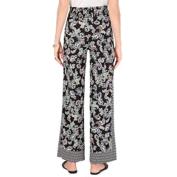 Floral Wide Leg Pants - Picture 4 of 5